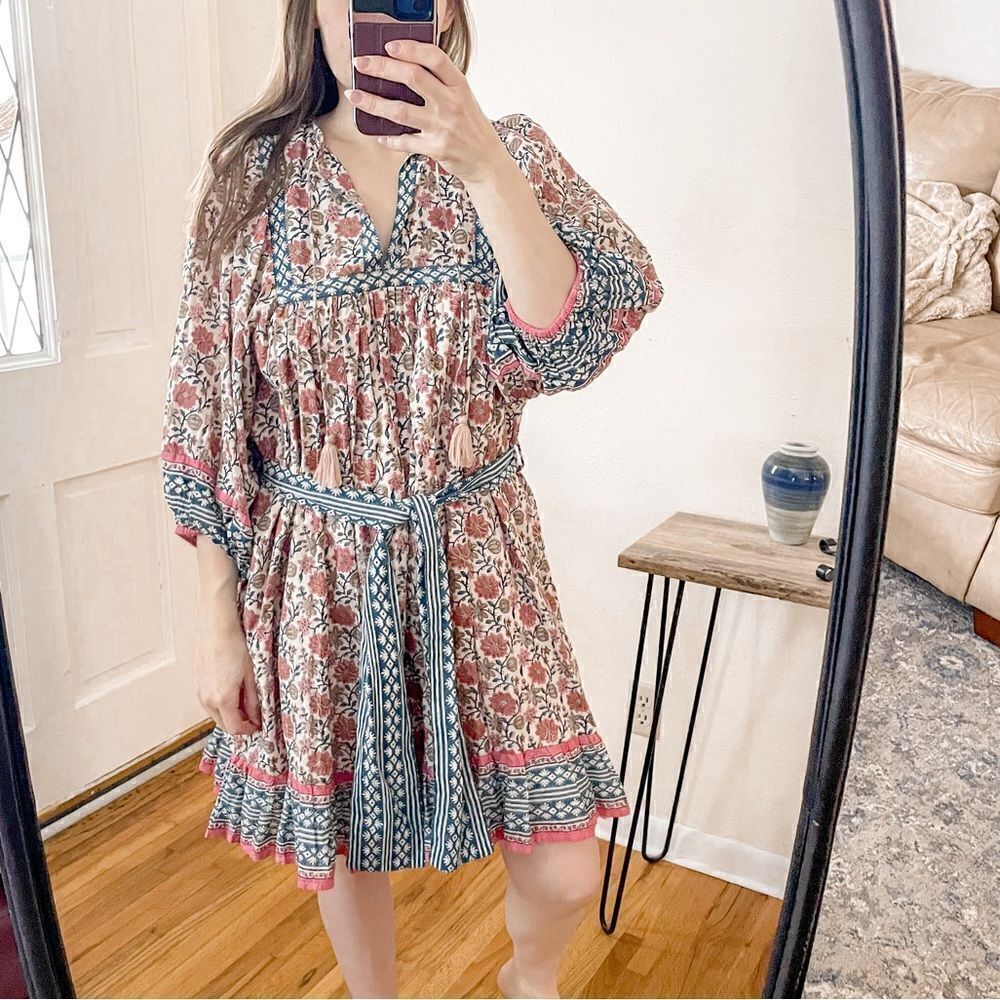 Cleobella Magdalena Mini Dress in Sunset M - Picture 8 of 8